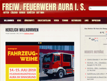 Tablet Screenshot of feuerwehr-aura.de